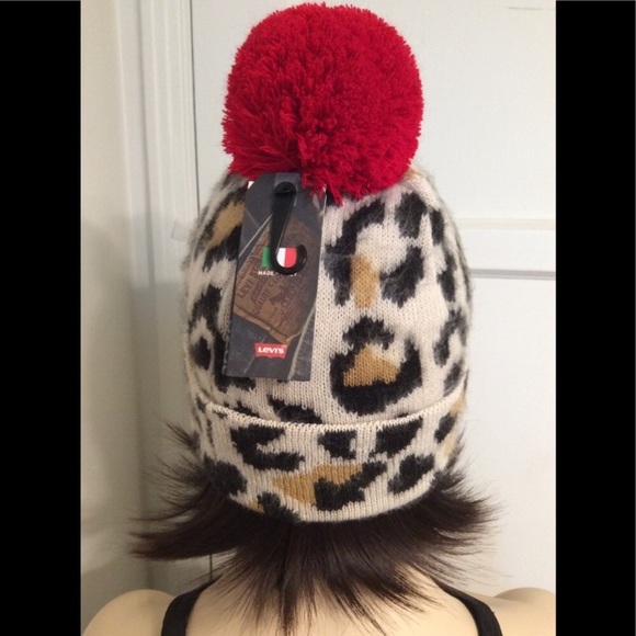 Levi’s Leopard-Print Beanie - Picture 3 of 8